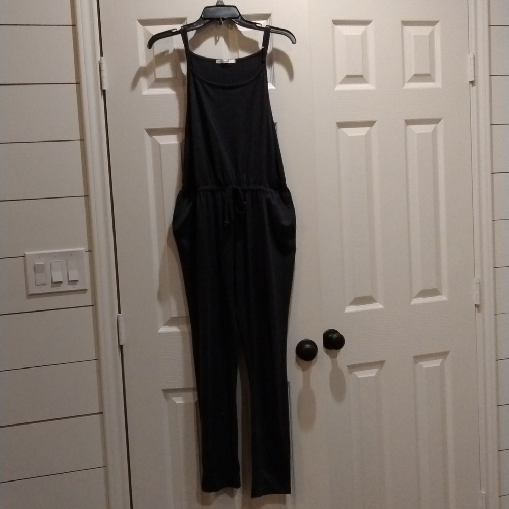 Dark Grey Romper with Pockets